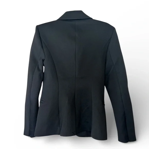 Good American Scuba Tailored Black Blazer Jacket NWT Size Small $189 GJK0112 - Picture 6 of 11